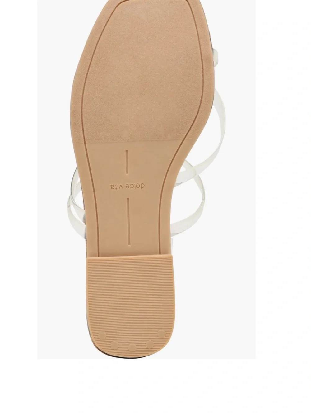Dolce Vita Clear-Strap Leopard Slide Sandal - Tan/Black
